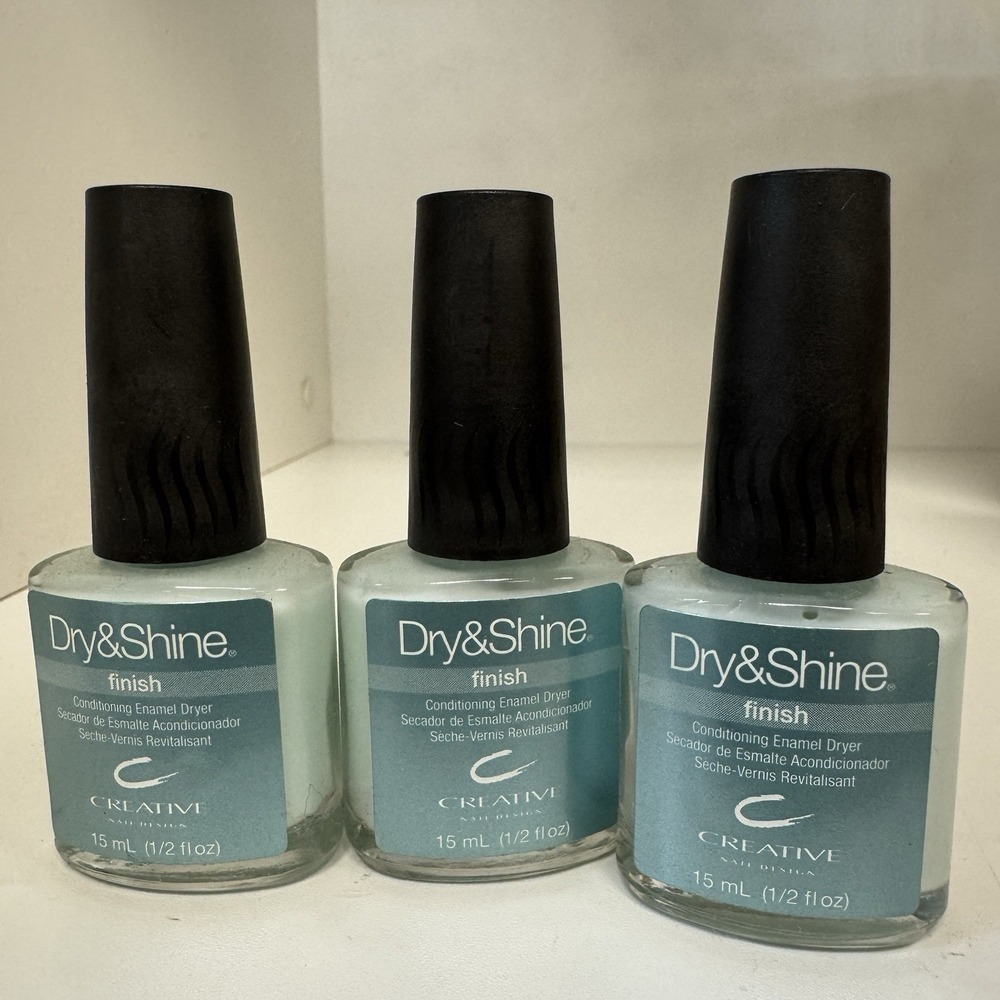 3 Pack creative dry & shine finish nail topcoat conditioning Enamel Dryer